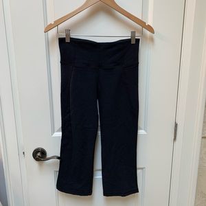 Lululemon cropped black leggings yoga pants